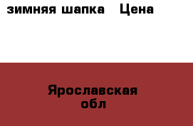 зимняя шапка › Цена ­ 1 000 - Ярославская обл., Ростовский р-н, Ростов г. Одежда, обувь и аксессуары » Мужская одежда и обувь   . Ярославская обл.